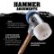 HALDER SIMPLEX Schonhammer Ø 50:40 mm Superplastik mit Tempergussgehäuse
