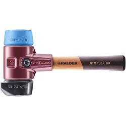 HALDER SIMPLEX Schonhammer Ø 60 mm Gummi schwarz /...