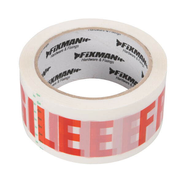 Paketband mit Aufdruck Fragile 48 mm x 66 m
