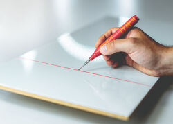 Pica INK Tieflochmarker Schwarz