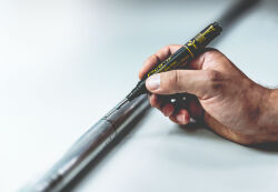 Pica INK Tieflochmarker Schwarz