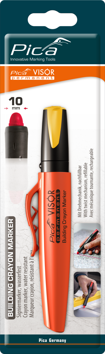Pica VISOR Permanent Marker Gelb