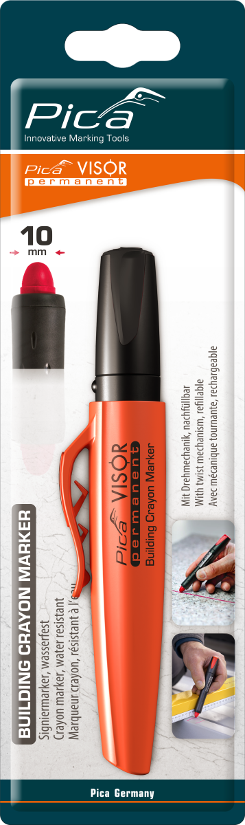 Pica VISOR Permanent Marker Schwarz
