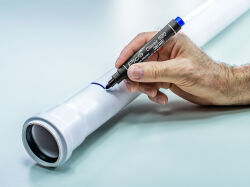 Pica Permanent Marker 1-4mm mit Rundspitze Rot