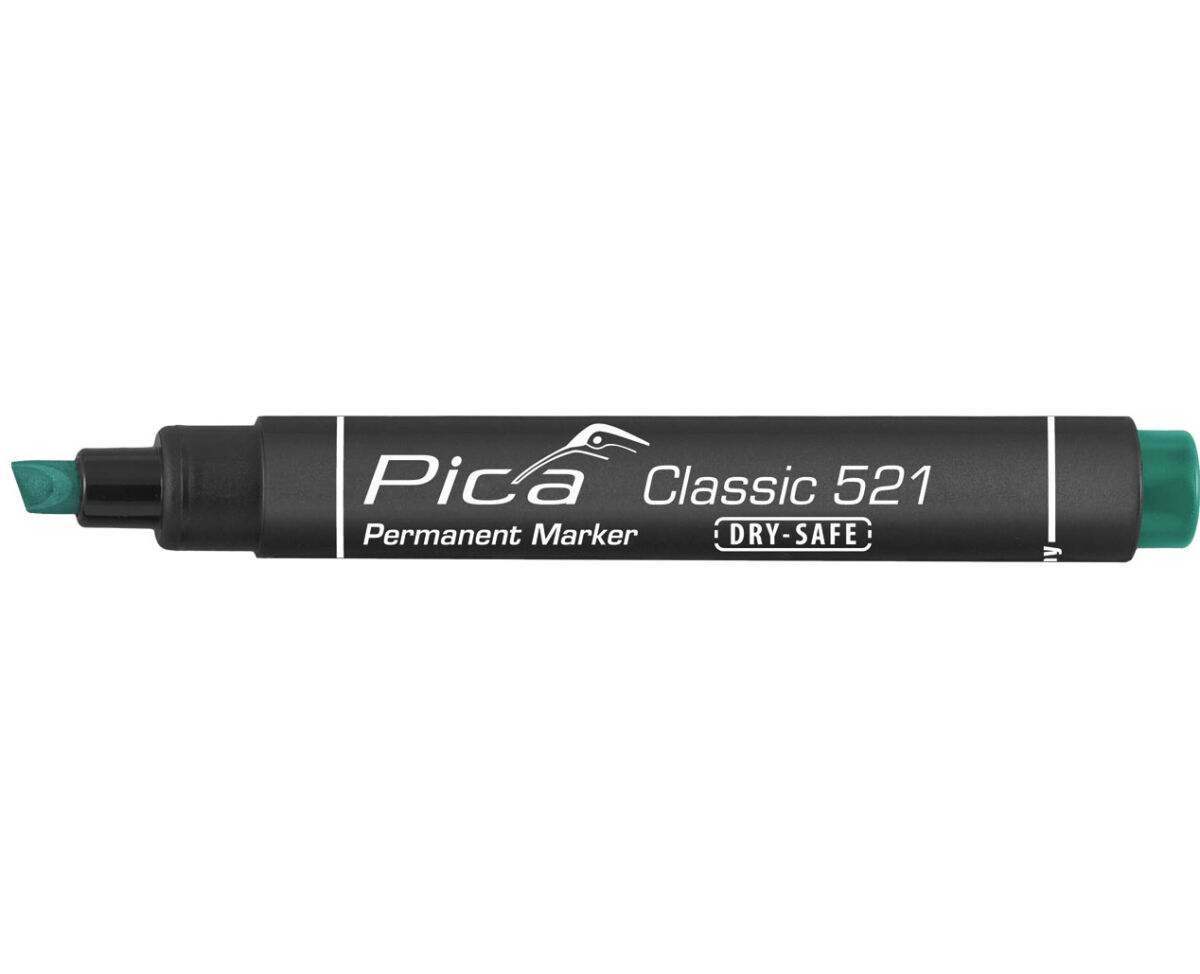 Pica Permanent Marker 2-6mm mit Keilspitze Grün