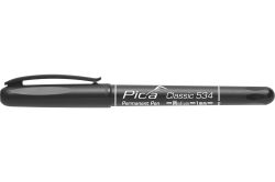 Pica 4 x Permanent Pen Set 1,0mm Rot Blau Schwarz Weiß