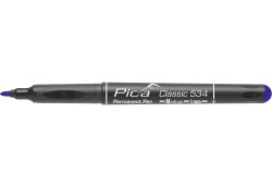 Pica 4 x Permanent Pen Set 1,0mm Rot Blau Schwarz Weiß