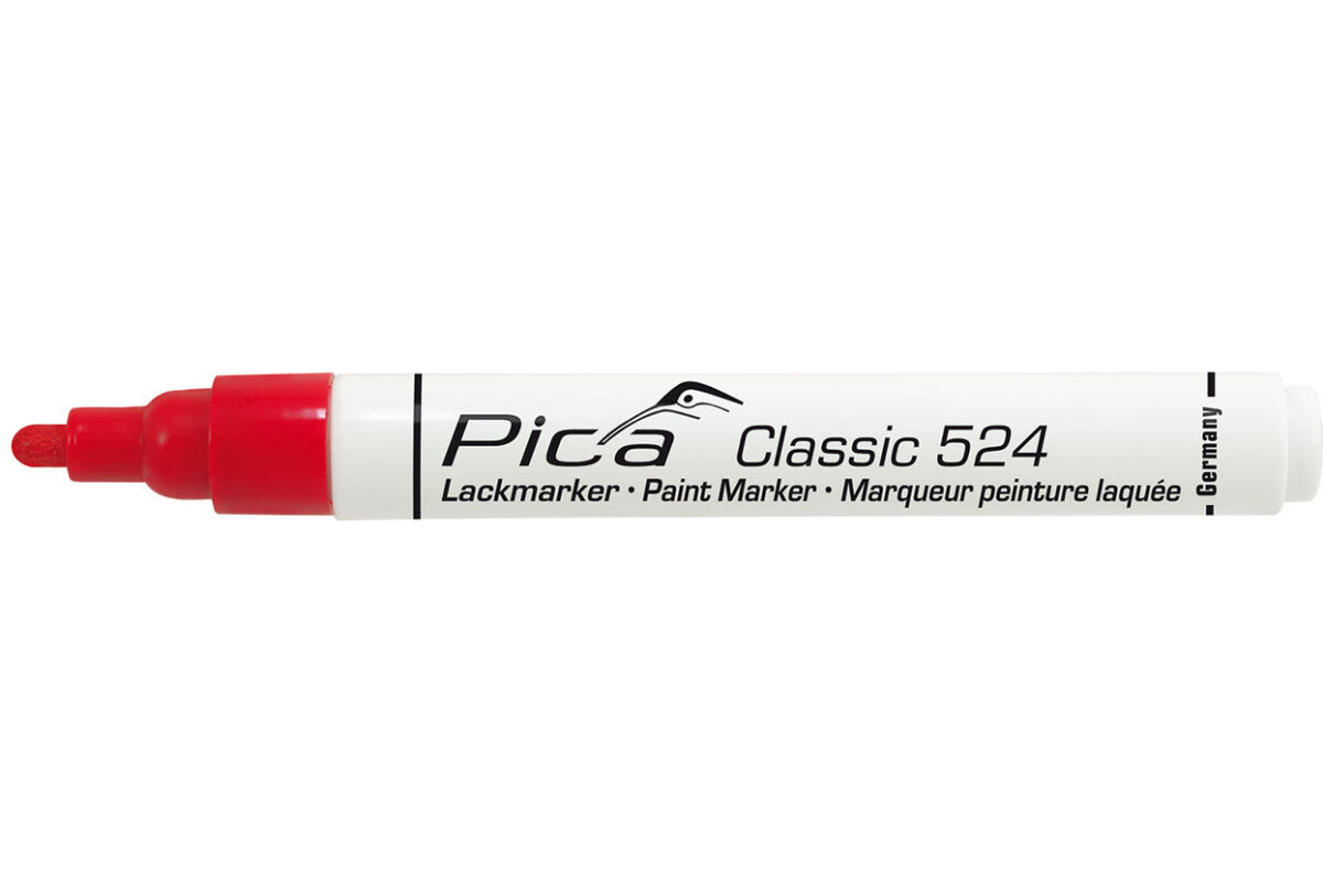 Pica Lackmarker 2-4mm mit Rundspitze Rot