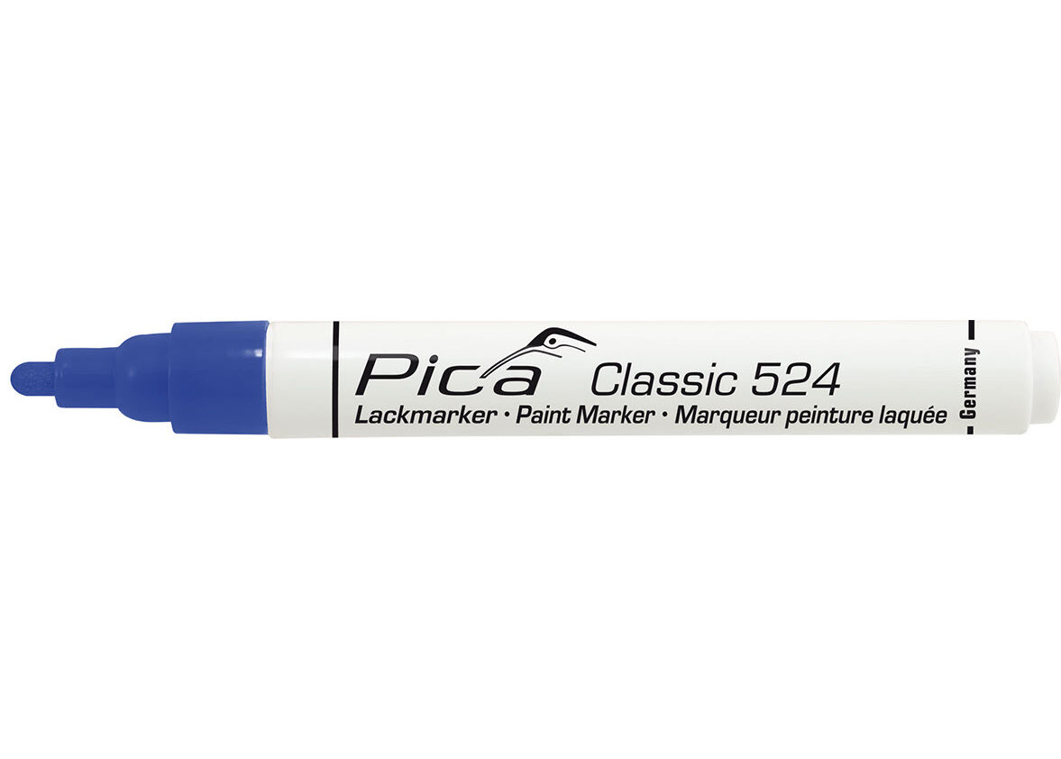 Pica Lackmarker 2-4mm mit Rundspitze Blau