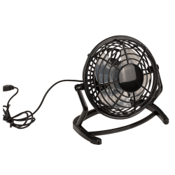 Tisch USB Ventilator 15 x 14,5 cm Schwarz