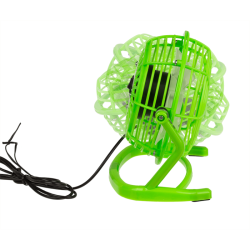 Tisch USB Ventilator 15 x 14,5 cm Grün