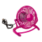 Tisch USB Ventilator 15 x 14,5 cm Pink