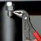 KNIPEX 87 51 250 Cobra ES Wasserpumpenzange 250 mm extra schlank poliert mit rutschhemmendem Kunststoff überzogen grau atramentiert