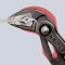 KNIPEX 87 51 250 Cobra ES Wasserpumpenzange 250 mm extra schlank poliert mit rutschhemmendem Kunststoff überzogen grau atramentiert