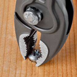 KNIPEX 82 02 150 TwinGrip Frontgreifzange 150 mm mit Comfort-Griffen