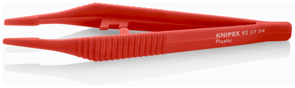 KNIPEX 92 69 84 Kunststoffpinzette 129 mm gerade gezahnt