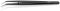KNIPEX 92 34 37 Universalpinzette 155 mm gewinkelt Spitz aus Stahl schwarz