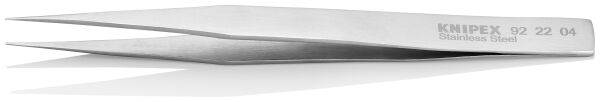 KNIPEX 92 22 04 Universalpinzette 128 mm Spitz gerade aus Edelstahl