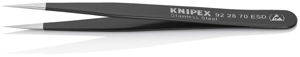 KNIPEX 92 28 70 ESD Universalpinzette 110 mm Nadelspitze gerade aus Edelstahl