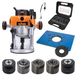 Profi Set Präzisionsoberfräse 2400 W TRA001 mit...