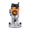Profi Set Präzisionsoberfräse 2400 W TRA001 mit 5 Spannzangen + Fräsplatte + Gratis Fräser Satz 6-tlg. triton