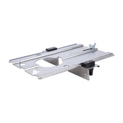 Profi Set Alu Präzisionsoberfräse 2400 W TRA001 mit 5 Spannzangen + Fräsplatte Alu + Gratis Fräser Satz 6-tlg. triton