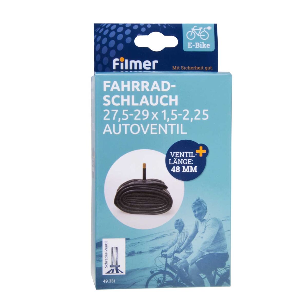 Fahrradschlauch 27,5-29 Zoll x 1,5-2,25 Zoll Autoventil