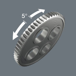 Wera 8000 A Black Edition Zyklop Speed-Knarre mit 1/4"-Antrieb