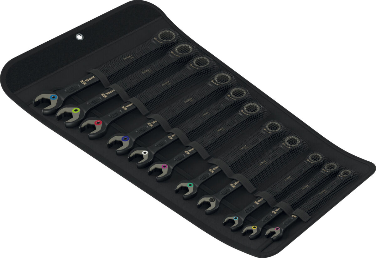 Wera 6000 Joker Black Edition 11 Set 1 Maul-Ringratschenschlüssel-Satz 8-19mm