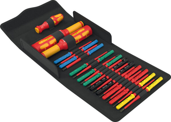 Wera Kraftform Kompakt VDE Safe-Torque Speed Schaltschrank-Set 1 Elektiker Drehmomentschraubendreher