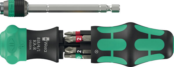 Wera Kraftform Kompakt 20 RA-R Ratschenschraubendreher mit Bits 6-tlg.