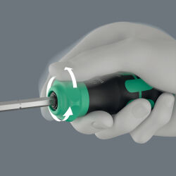 Wera Kraftform Kompakt 20 RA-R Ratschenschraubendreher mit Bits und Tasche 6-tlg.