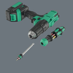 Wera Kraftform Kompakt 25 RA-R Ratschenschraubendreher mit Bits und Tasche 6-tlg.