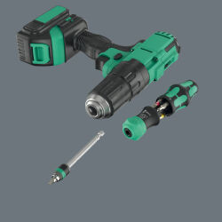 Wera Kraftform Kompakt 26 RA-R Ratschenschraubendreher mit Bits und Tasche 6-tlg.