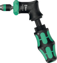 Wera Kraftform Kompakt Pistol RA-R 2 Pistolen-Ratschenschraubendreher mit Bits und Halter 13-tlg.