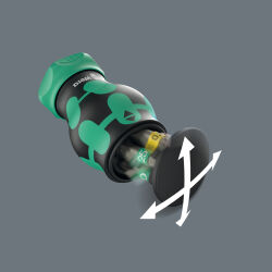Wera Kratform Kompakt Stubby Magazin RA 1 kurzer Ratschenschraubendreher mit Bits 6-tlg.