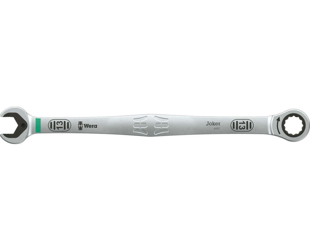 Wera 6007 Joker Maul-Ringratschen-Schlüssel 13 x 245 mm lange Ausführung