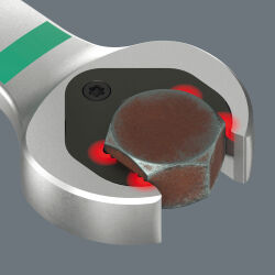 Wera 6007 Joker Maul-Ringratschen-Schlüssel 13 x 245 mm lange Ausführung