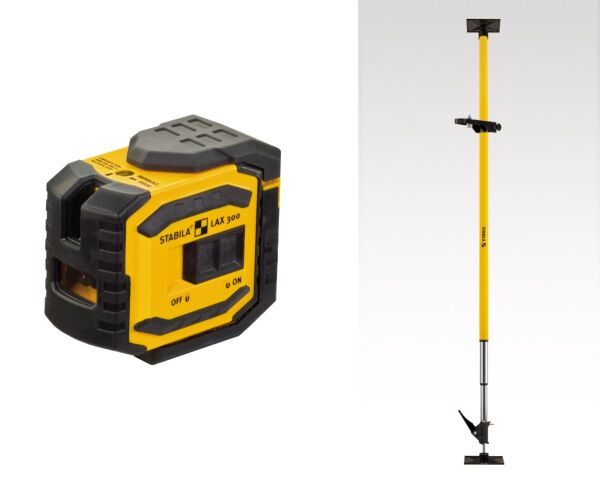 STABILA Kreuzlinien-Lot-Laser LAX 300 Set 5-tlg.