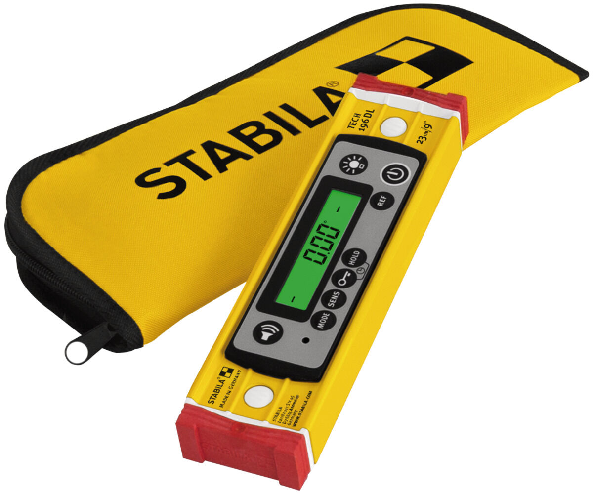 STABILA Elektronik Wasserwaage 23 cm TECH 196 DL