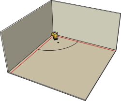 STABILA Bodenlinien-Laser FLS 90 Set 3-tlg.