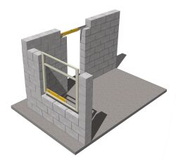 STABILA Teleskop Wasserwaage 63 -105 cm Type 80 T
