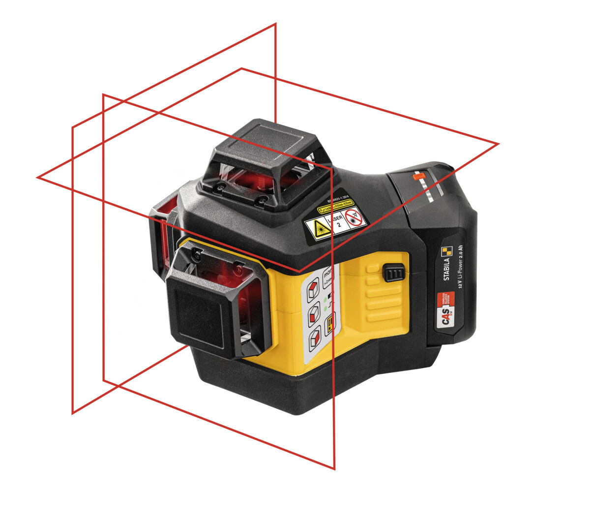 STABILA Multilinien-Laser LAX 600 Set mit Akku und Ladegerät 7-tlg.