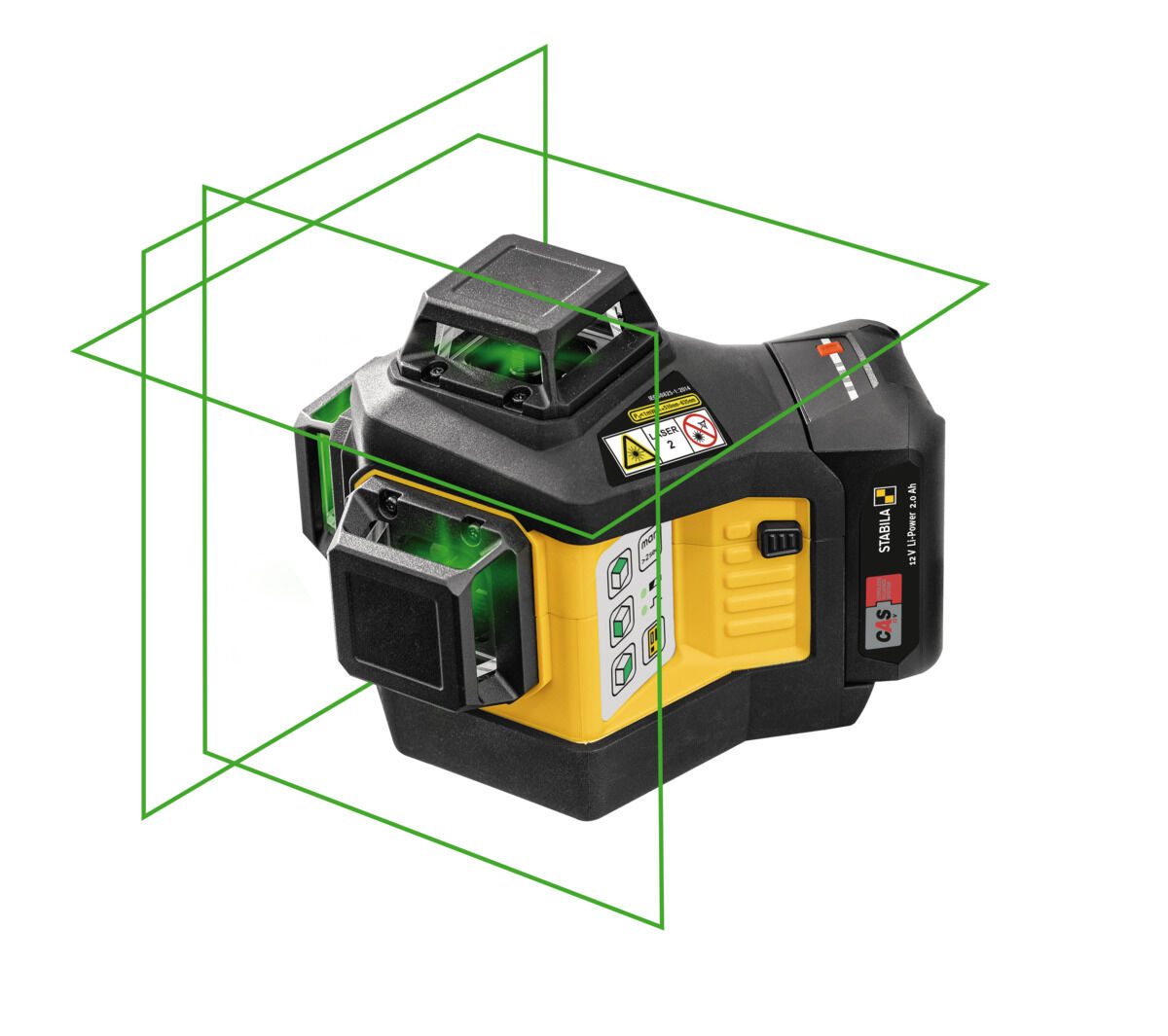 STABILA Multilinien-Laser LAX 600 G Set mit Akku und Ladegerät 7-tlg.