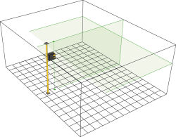 STABILA Kreuzlinien-Lot-Laser LAX 500 G Set ohne Akku und Ladegerät 5-tlg.