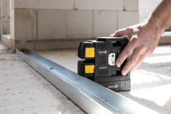 STABILA Kreuzlinien-Lot-Laser LAX 500 G Set ohne Akku und Ladegerät 5-tlg.