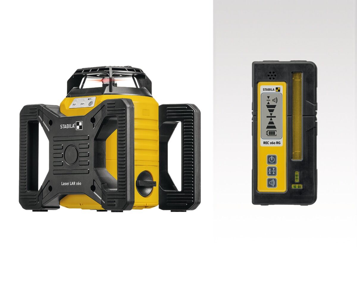 STABILA Rotationslaser LAR 160 Set 5-tlg.