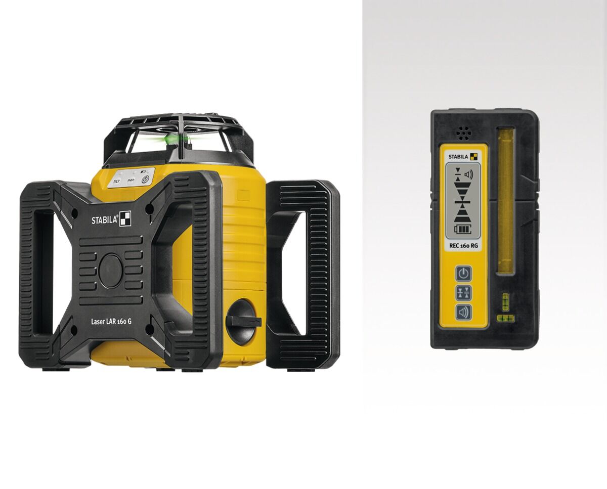 STABILA Rotationslaser LAR 160 G Set 4-tlg.