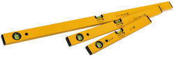 STABILA Wasserwaagen 40 cm + 60 cm + 100 cm CLASSIC SET 70 3-tlg.