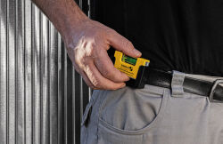 STABILA Wasserwage 7 cm Pocket PRO Magnetic mit Gürtel-Clip